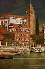 Joseph Edward Southall The Tower of San Vitale painting